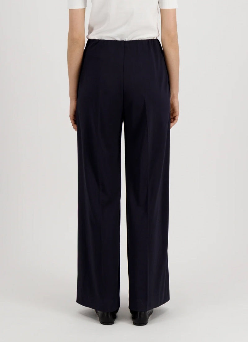 Harris Wharf London Crepe Viscose Flared Trousers