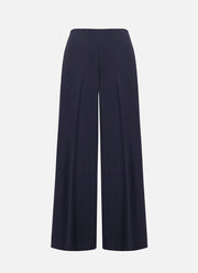 Harris Wharf London Crepe Viscose Flared Trousers