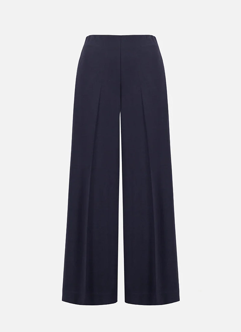 Harris Wharf London Crepe Viscose Flared Trousers