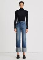 Hawk High Rise Cuffed Jeans