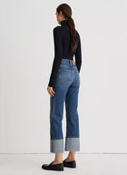 Hawk High Rise Cuffed Jeans