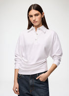 Heavy Stretch Jersey Draped Polo