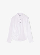 Heavy Stretch Jersey Draped Polo