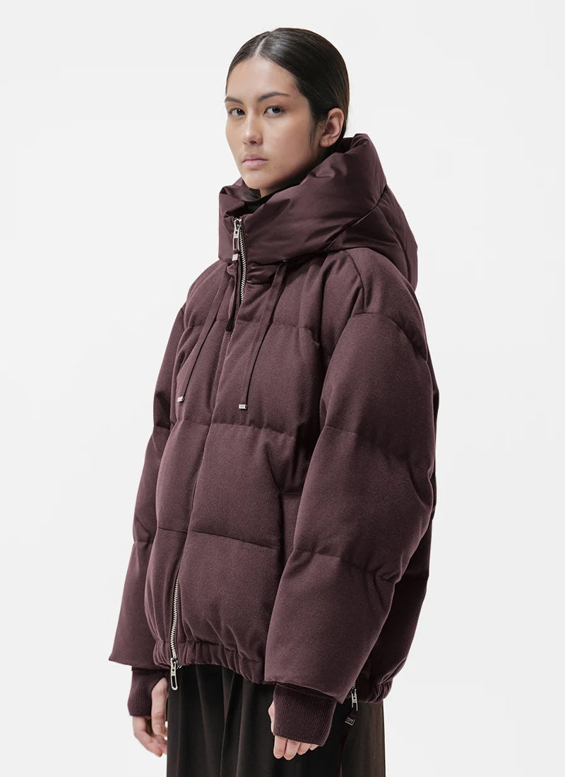 Heka Tech Wool Hood Jacket