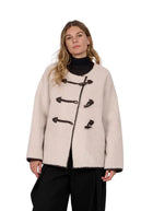 Hermine Faux Fur Collarless Jacket