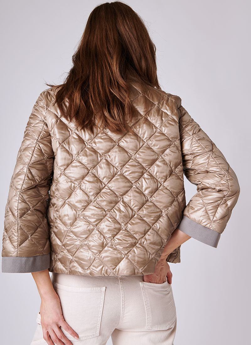 Herno Ultralite Diamond Quilted A-Line Jacket