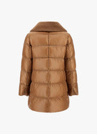 Shiny Nylon Faux Fur Jacket