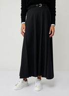 Herno Matte Crepe Satin Skirt