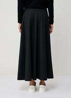 Herno Matte Crepe Satin Skirt