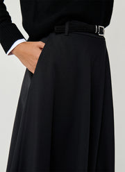 Herno Matte Crepe Satin Skirt