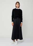 Herno Matte Crepe Satin Skirt