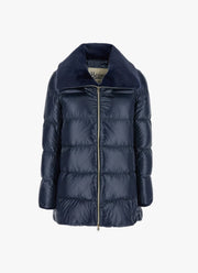 Nylon Ultralight High Low Mid Thigh Coat