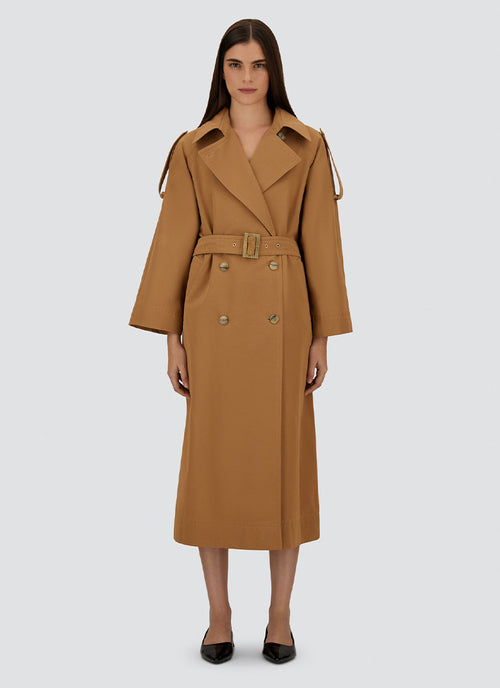 Nylon Gabardine Trench Coat by Herno