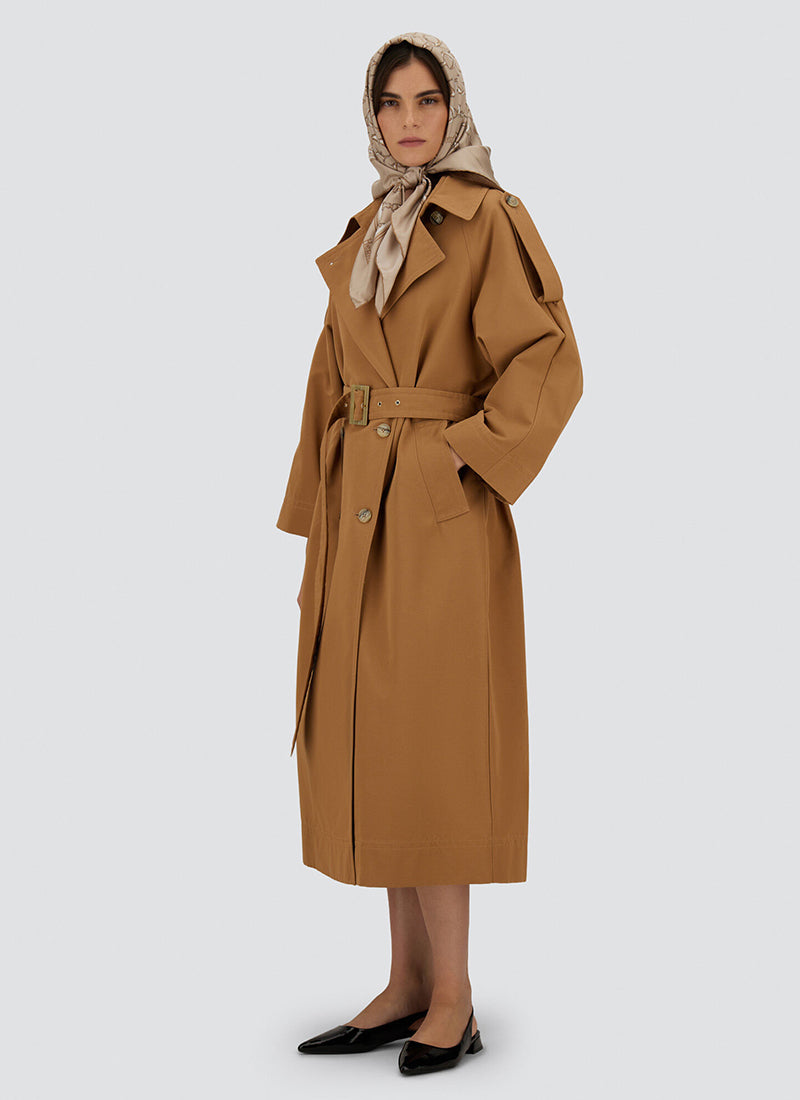 Herno Nylon Gabardine Trench Coat