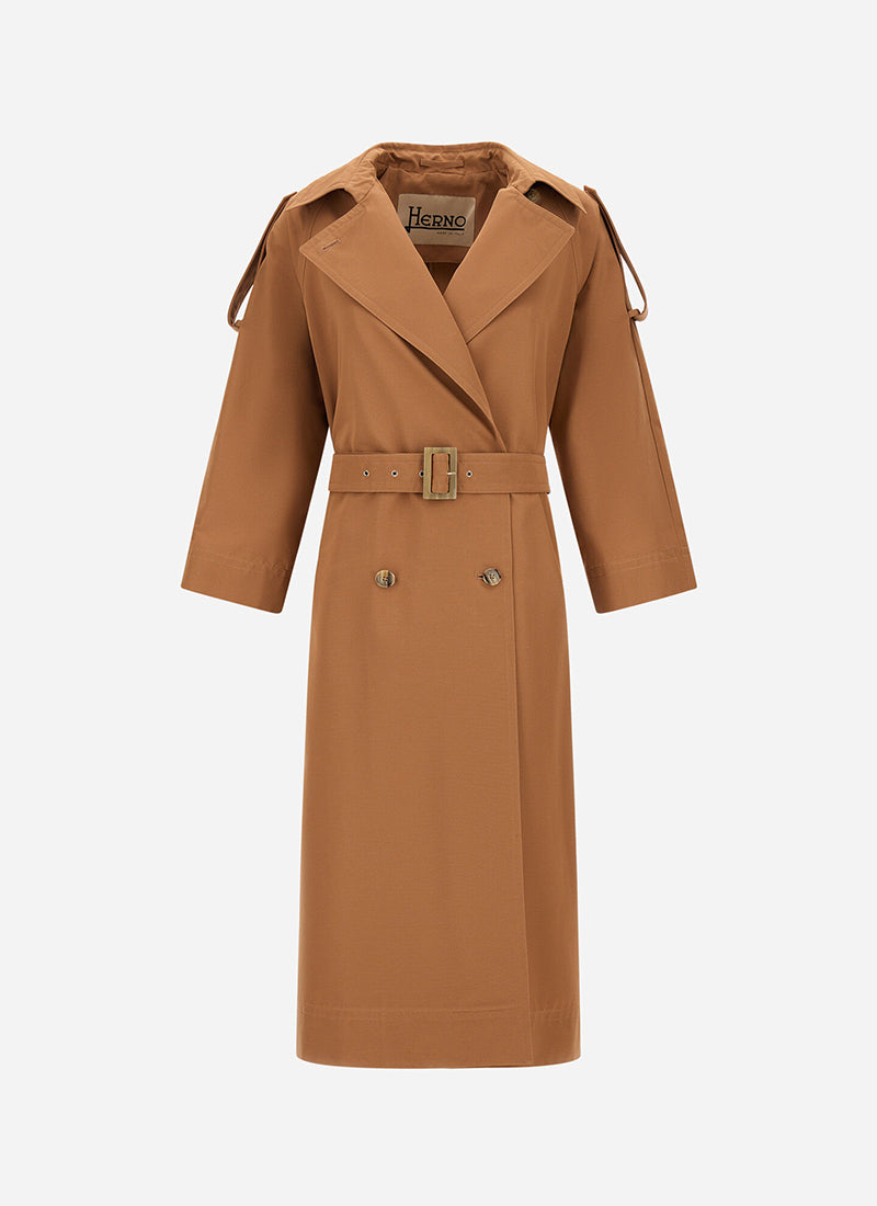 Herno Nylon Gabardine Trench Coat