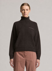  Highlight Silk Cashmere Turtleneck Sweater by Peserico at Andrews 