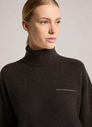  Highlight Silk Cashmere Turtleneck Sweater by Peserico at Andrews 
