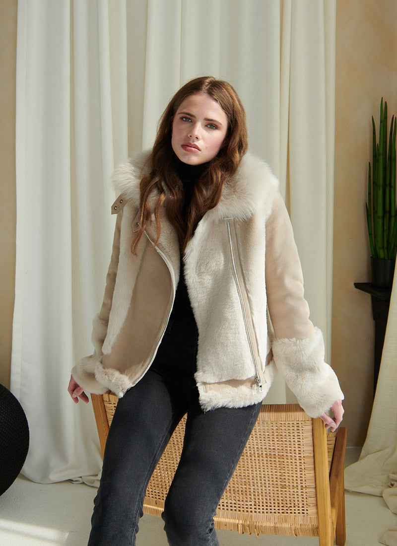 Hiso Soul Suede Moto Jacket