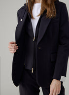 Hooded Single Breasted Blazer by Eleventy at Andrews 