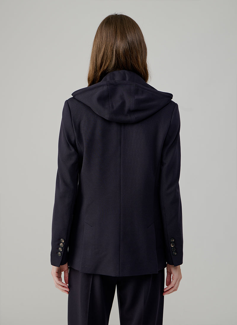  Hooded Single Breasted Blazer by Eleventy at Andrews 