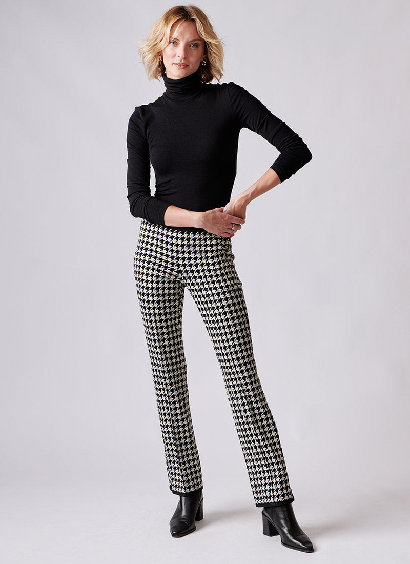 Cambio Ranee Easy Kick Houndstooth Pant