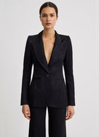 Hourglass Blazer With Detachable Cuffs