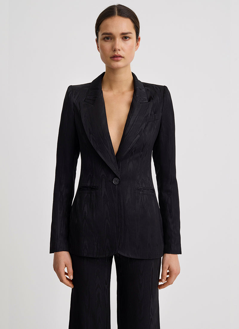 Hourglass Blazer With Detachable Cuffs