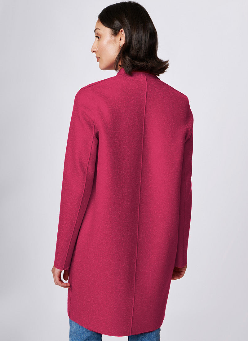 Harris Wharf Cocoon Pressed Wool Coat