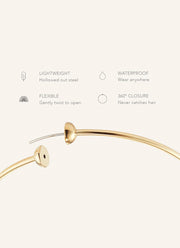 Jenny Bird Medium Gold Icon Hoops