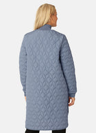 Ilse Jacobsen Long Diamond Quilt Coat
