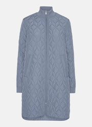 Ilse Jacobsen Long Diamond Quilt Coat