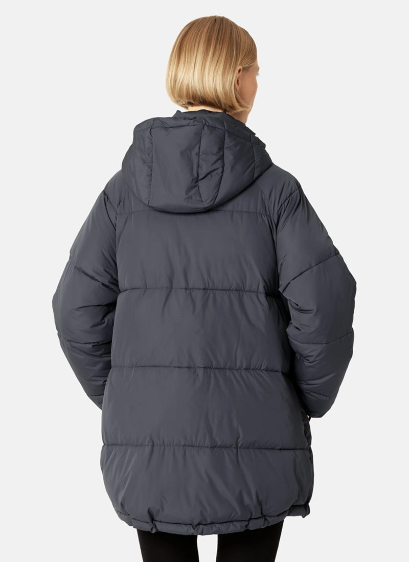 Oversized Padded Coat Blue