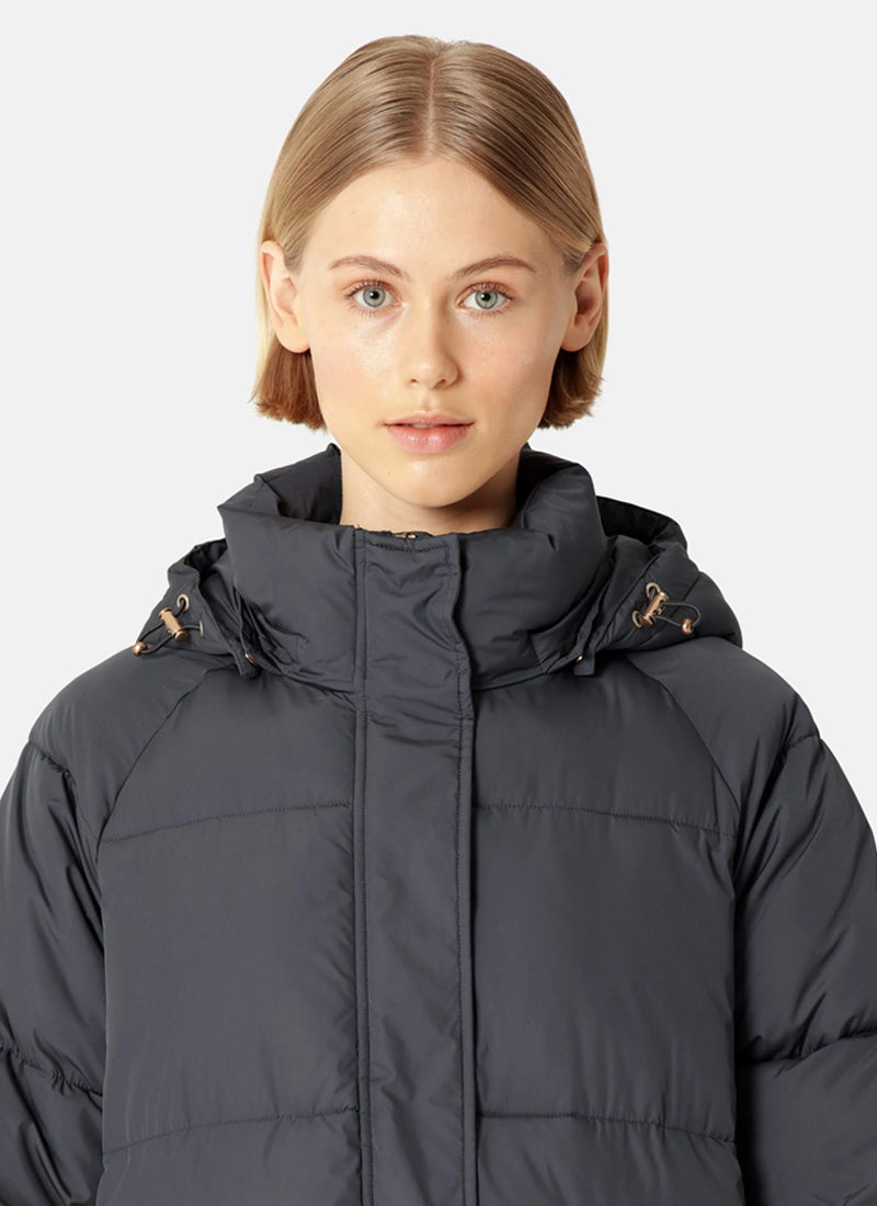 Oversized Padded Coat Blue