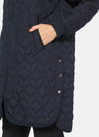 Ilse Jacobsen Long Diamond Quilt Coat
