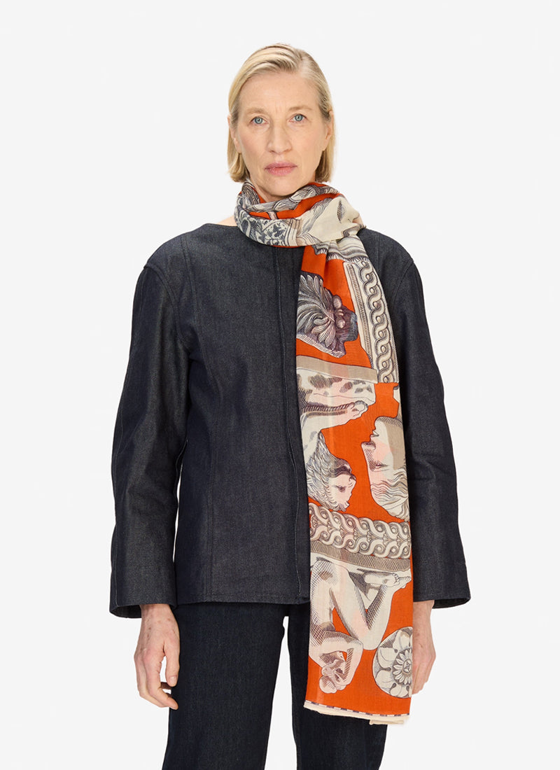  Archives Orange Scarf by INOUI EDITIONS at Andrews 