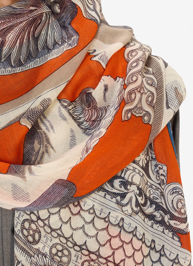  Archives Orange Scarf by INOUI EDITIONS at Andrews 