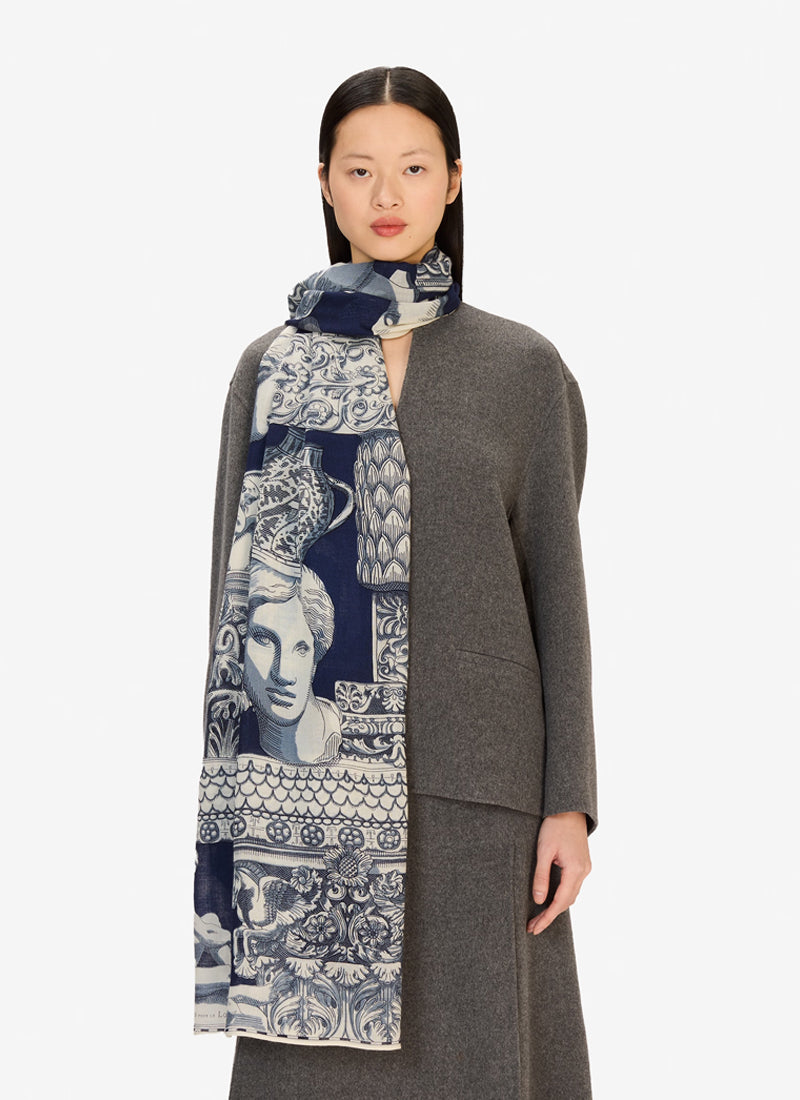 Archives Navy Scarf by INOUI EDITIONS at Andrews