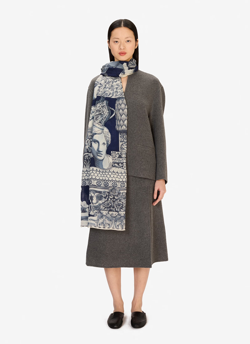 Archives Navy Scarf by INOUI EDITIONS at Andrews