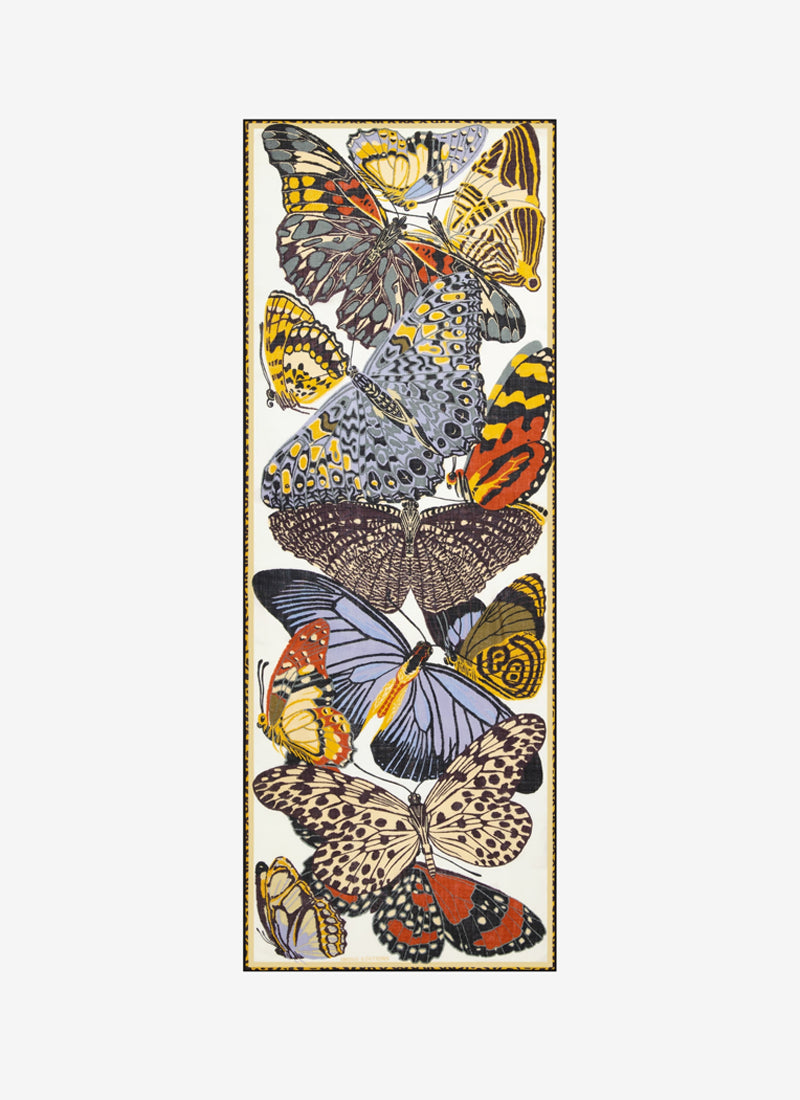 Papillons White Scarf by INOUI EDITIONS at Andrews