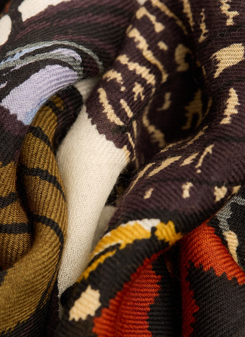 Papillons White Scarf by INOUI EDITIONS at Andrews