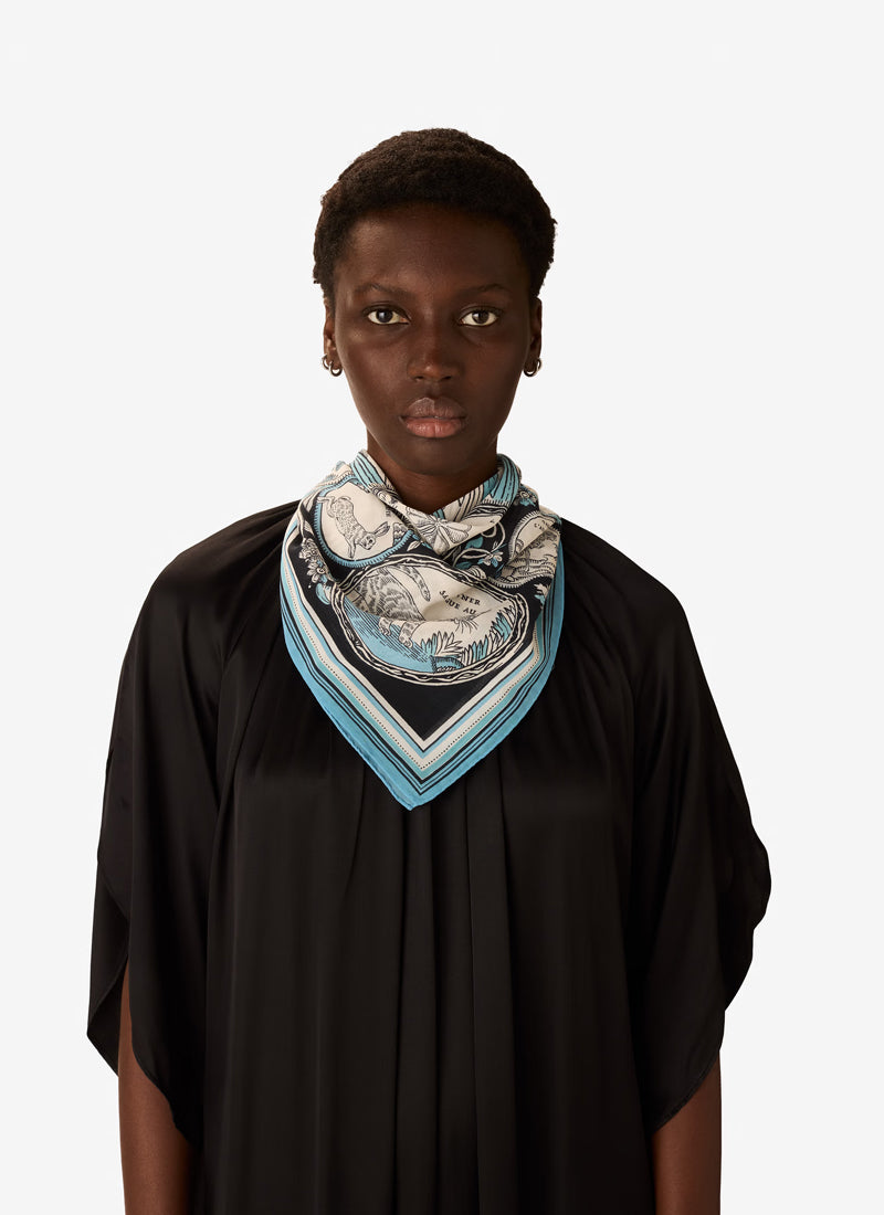 Inoui Editions Square Cotton Chance  Scarf