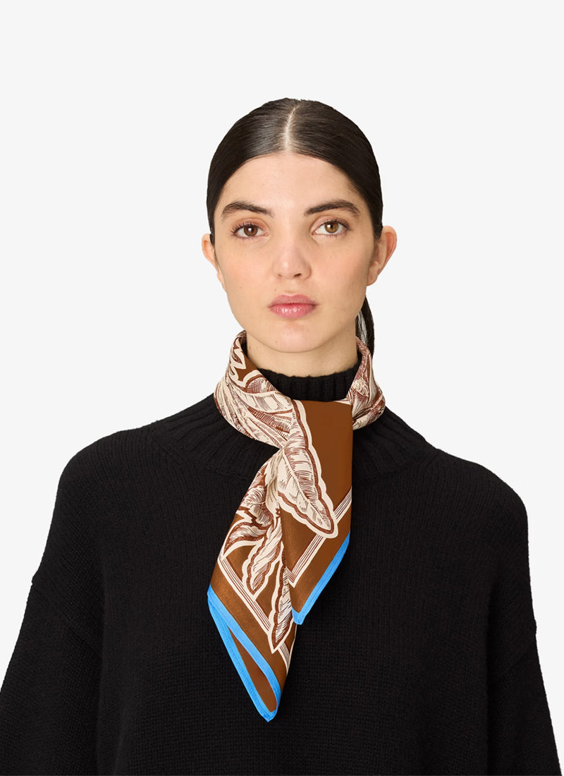 Bangalor Garden Silk Scarf