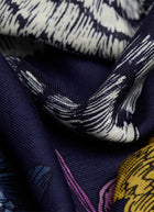 Inoui Editions Gustav 80 Tiger Wool Scarf Nvy