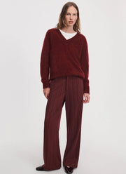Irina Ponte Jacquard Tailored Pant