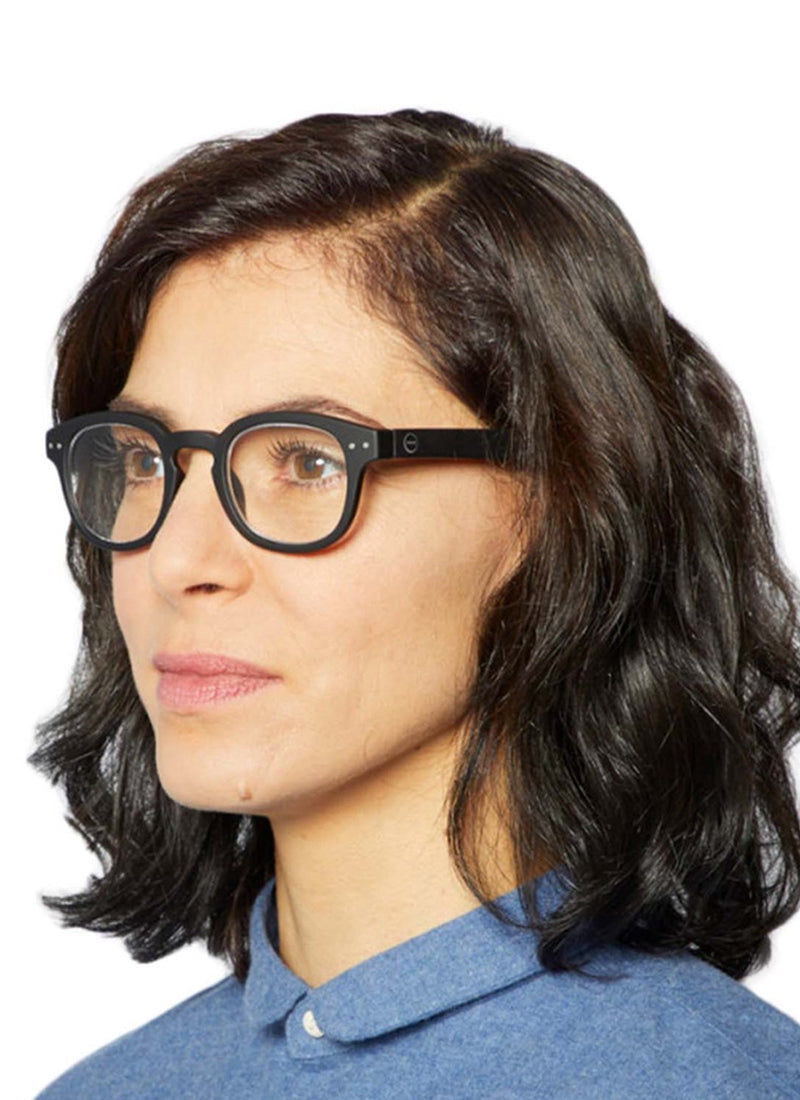  #C Reading Glasses in black by IZIPIZI