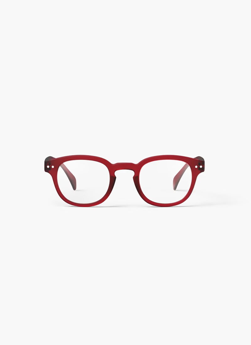 #C Reading Glasses in Cherry Red by IZIPIZI