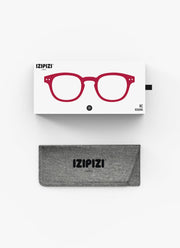 #C Reading Glasses in Cherry Red by IZIPIZI