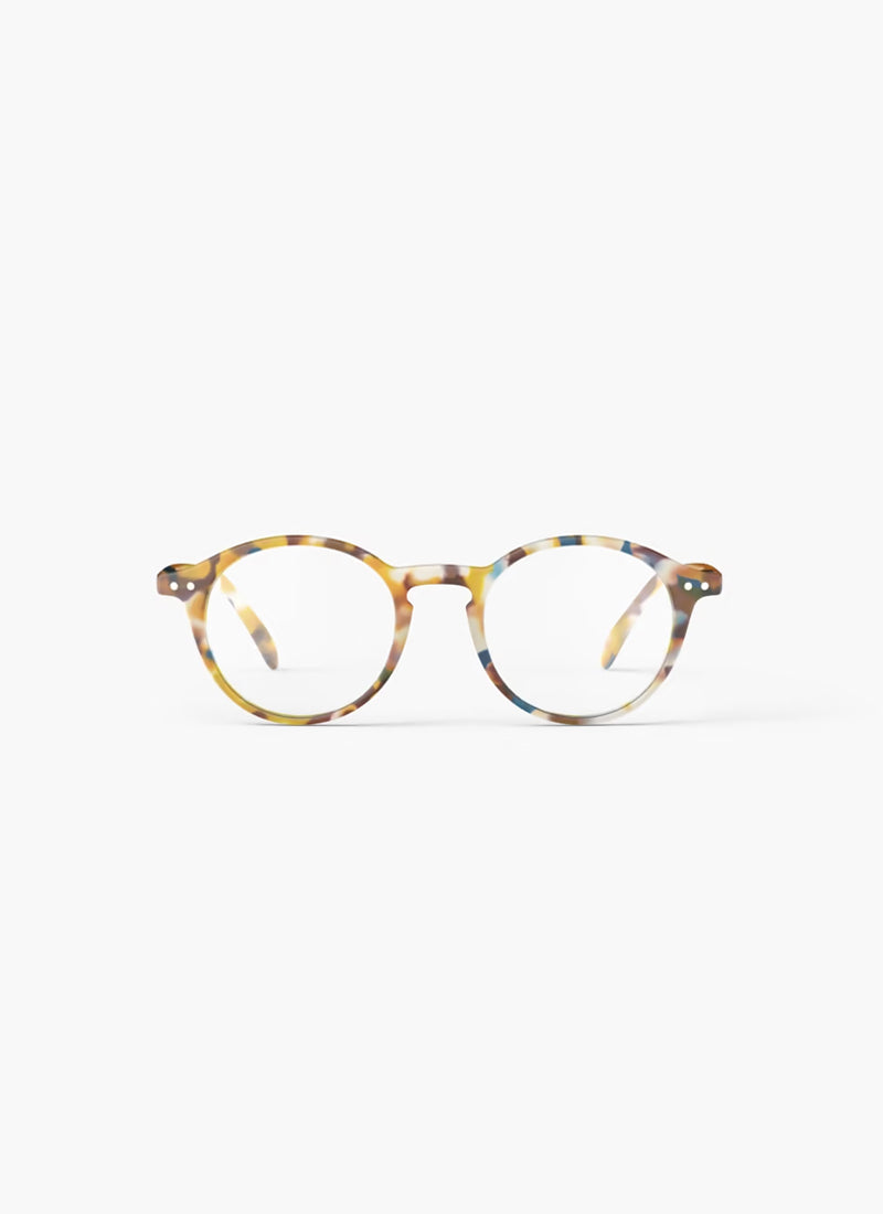 #D Reading Glasses in blue tortoise by IZIPIZI
