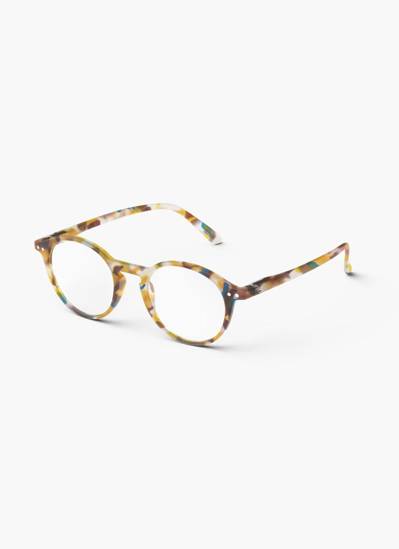 #D Reading Glasses in blue tortoise by IZIPIZI