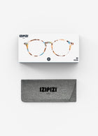 #D Reading Glasses in blue tortoise by IZIPIZI